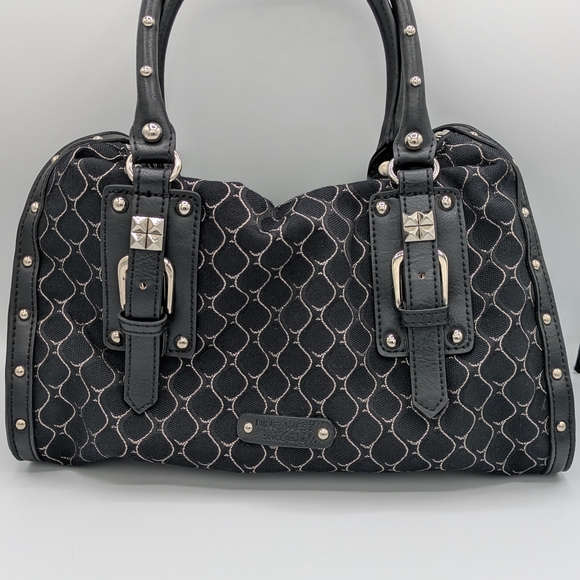 Nine West Handbags - Nine West Black & Silver Patterned Handbag